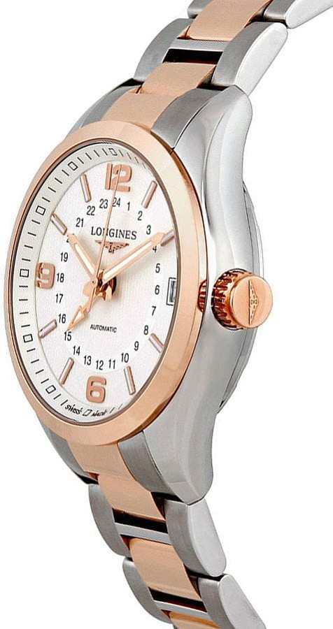Часы Longines Conquest Collection L2.799.5.76.7 — механические, сталь металл золото