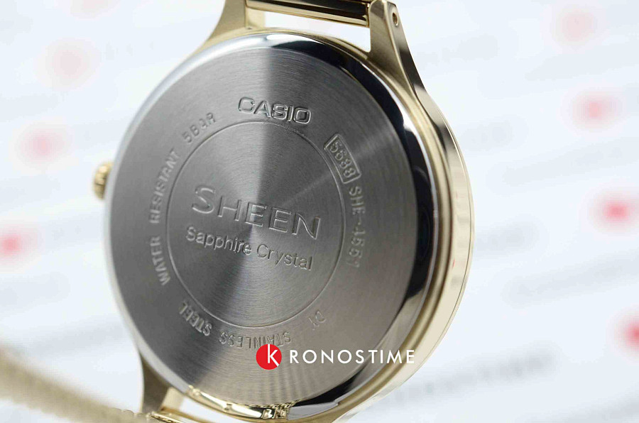 Часы Casio Sheen SHE-4551GM-9A — Япония, кварцевые