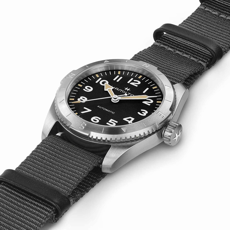 Часы Hamilton Khaki Field Expedition Auto H70225930 — тканевый, женские