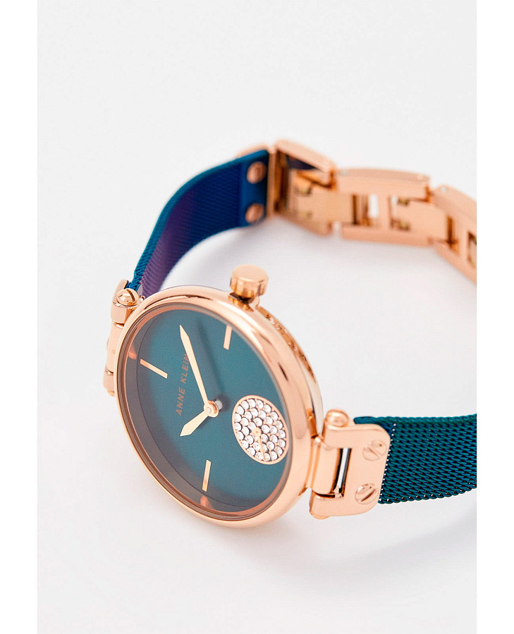 Часы Anne Klein Crystal Metals 3000RGTE — сталь металл, США