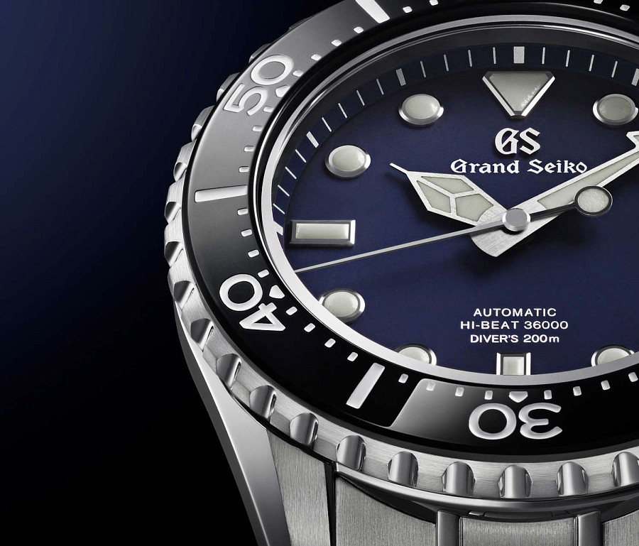 Часы Seiko Grand Seiko SBGH289G — синий, сталь металл