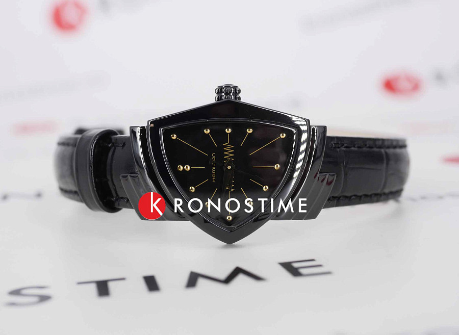 Часы Hamilton Ventura S Quartz H24201730 — кварцевые, металл сталь