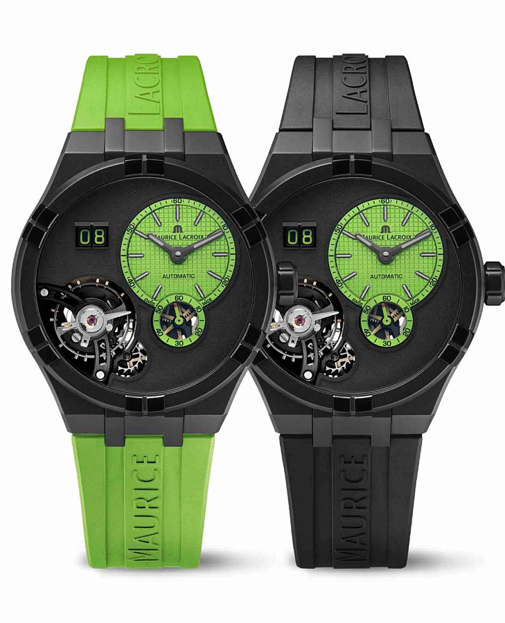 Часы Maurice Lacroix Aikon Master Grand Date AI6118-DLB0J-630-I — сталь металл, Швейцария