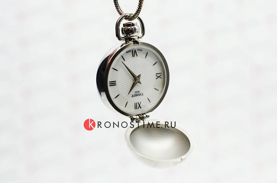 Часы Tissot T-Pocket Mechanical T858.209.16.118.00 — серебристый, сталь металл