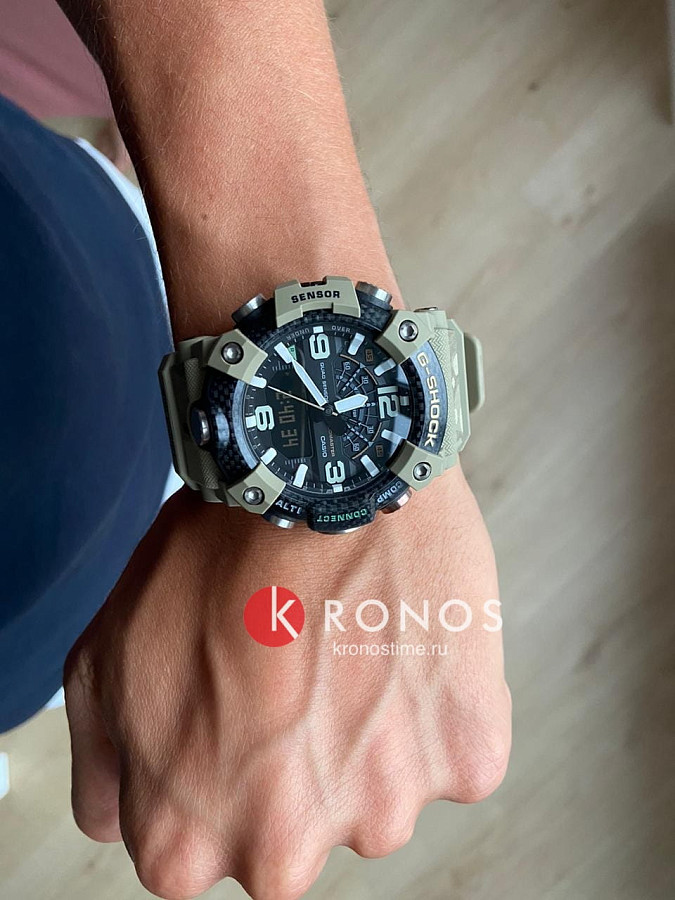 Часы Casio British Army x G-Shock GG-B100BA-1A — черный, карбон