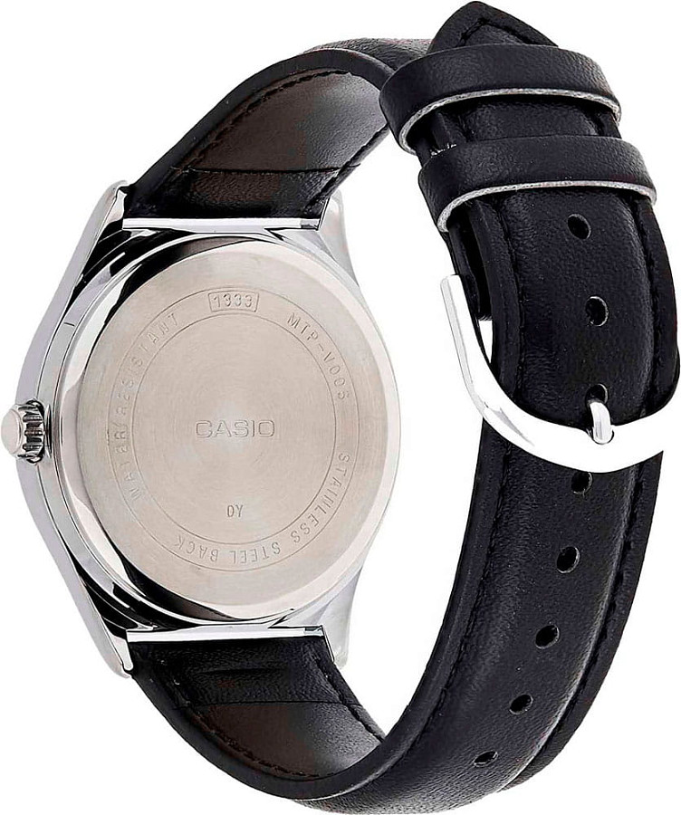 Часы Casio Collection MTP-V006L-1B — кварцевые, металл сталь