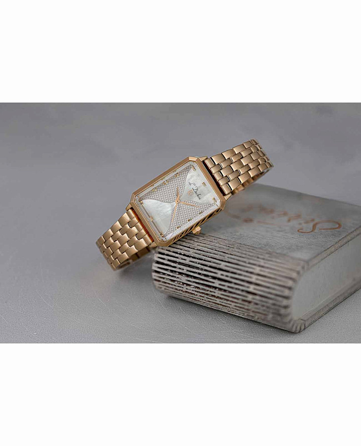 Часы L'Duchen Pyramide D 591.20.33 — нержавеющая сталь с pvd-покрытием, женские