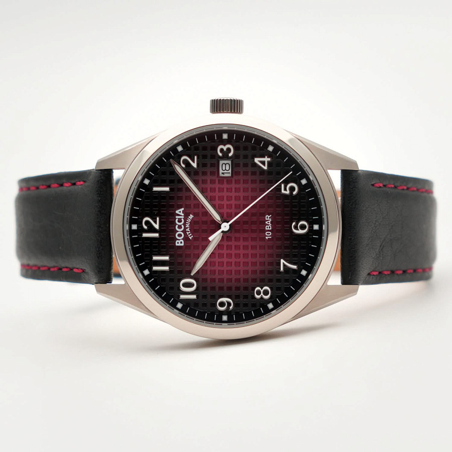 Часы Boccia Titanium 3682-03 — кварцевые, титан