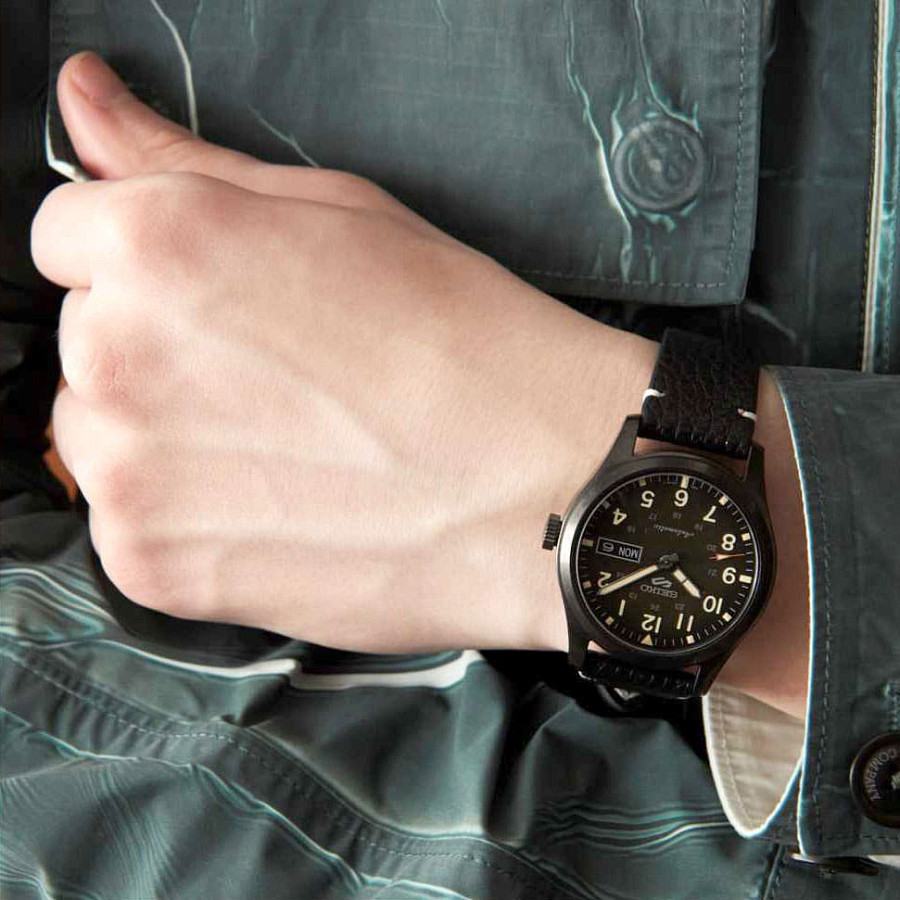 Часы Seiko 5 Sports Field series SRPG41K1 — кожаный, мужские