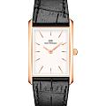 Шведские наручные часы Daniel Wellington Bound Black Crocodile Rose Gold DW00100698