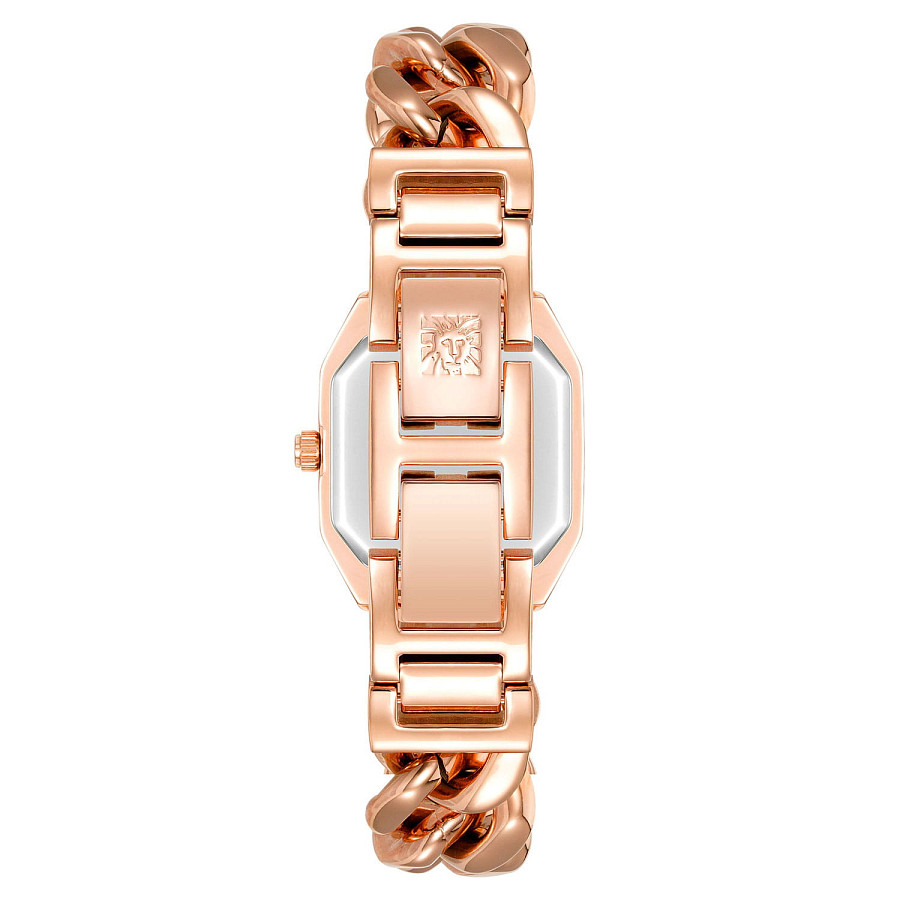 Часы Anne Klein Chain Reaction 4002GNRG — металл сталь, США