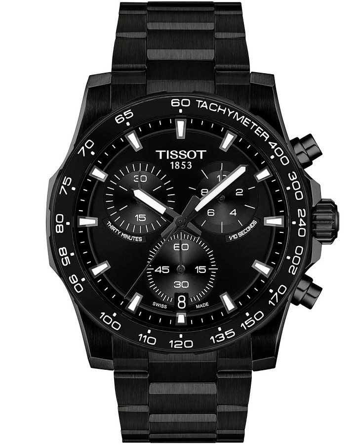 Часы Tissot Supersport Chrono 42 mm T125.417.33.051.00 — мужские, черный