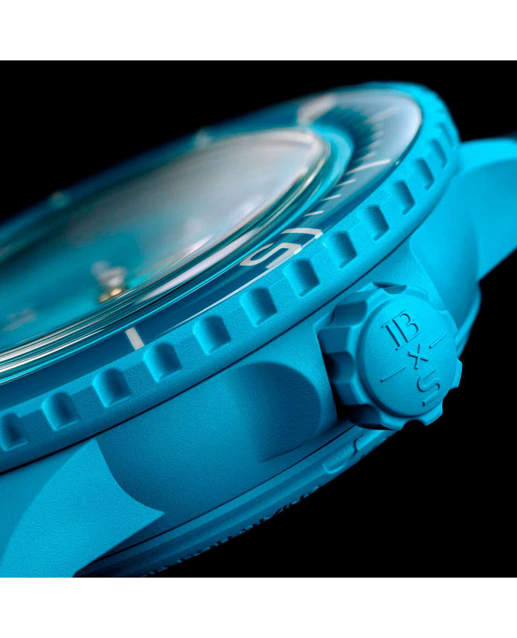 Часы Swatch x Blancpain Blue Lagoon SO35L400 — нейлон, мужские