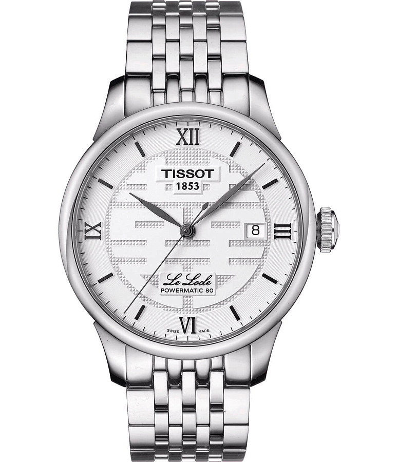 Часы Tissot Le Locle Doubl Happiness T006.407.11.033.01 — мужские, белый