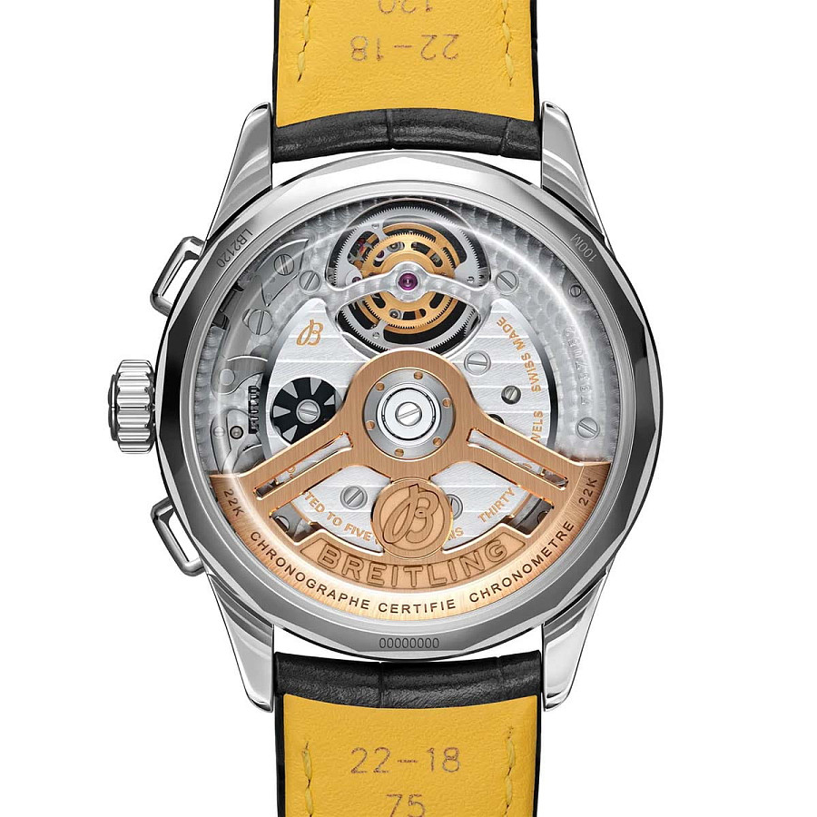 Часы Breitling Premier B21 Chronograph Tourbillon 42 LB2120171C1P1 — кожаный, мужские
