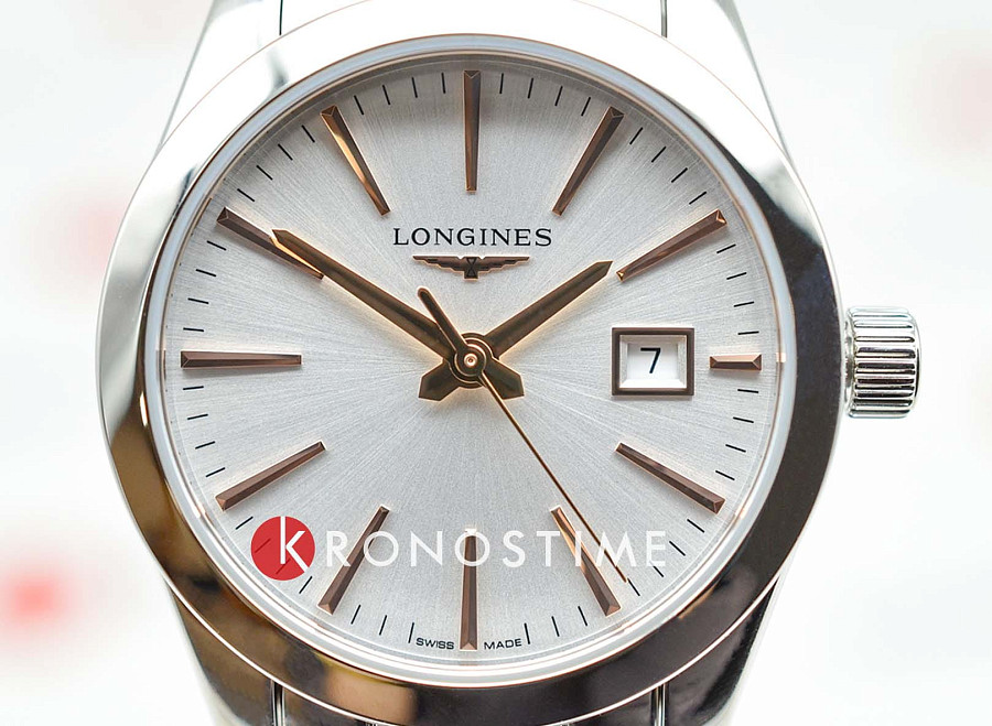 Часы Longines Conquest Classic L2.286.4.72.6 — сталь металл, Швейцария