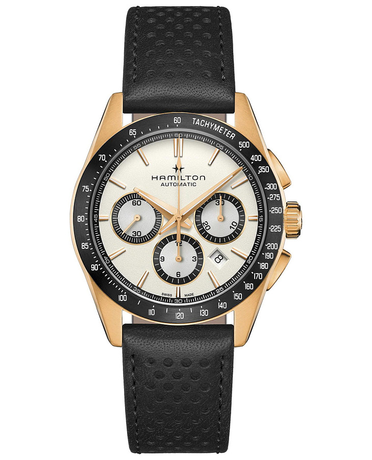 Часы Hamilton Jazzmaster Performer Auto Chrono H36626710 — мужские, белый