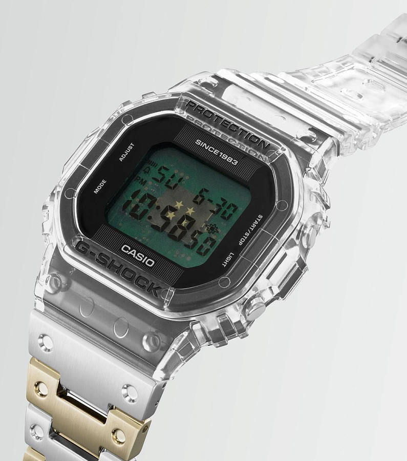 Часы Casio G-Shock DWE-5640RX-7 — нержавеющая сталь с ip-покрытием, мужские