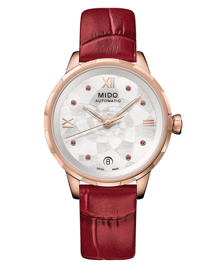 Часы Mido Rainflower M043.207.36.118.00 — женские, белый