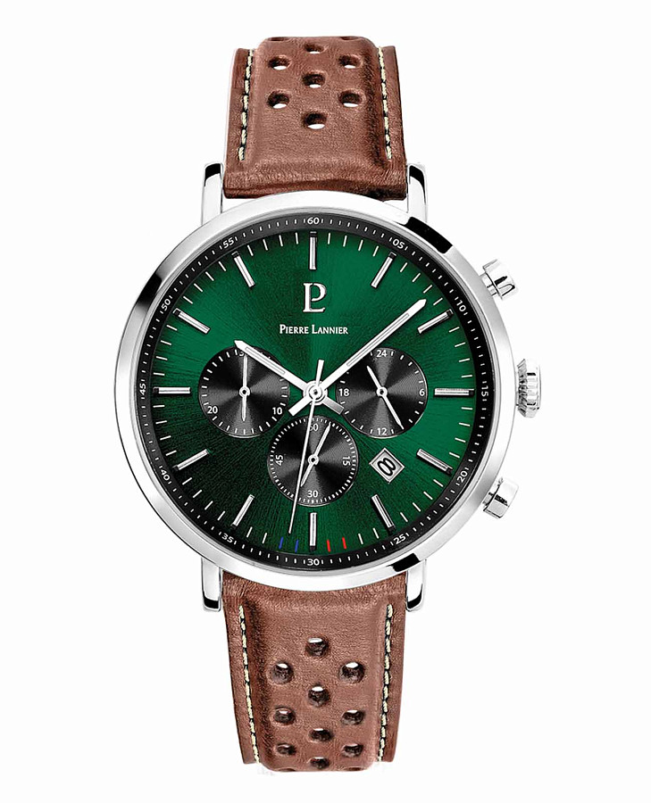 Часы Pierre Lannier Baron 219G164 — мужские, зеленый