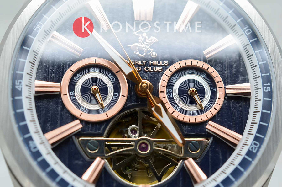 Часы Beverly Hills Polo Club Quartz BP3632X.590 — нержавеющая сталь с pvd-покрытием, мужские