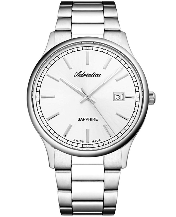 Часы Adriatica A1293.5113Q — мужские, белый
