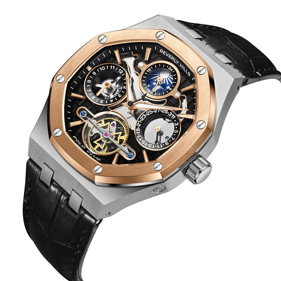 Часы Beverly Hills Polo Club BP3787X.561 — механические, сталь металл