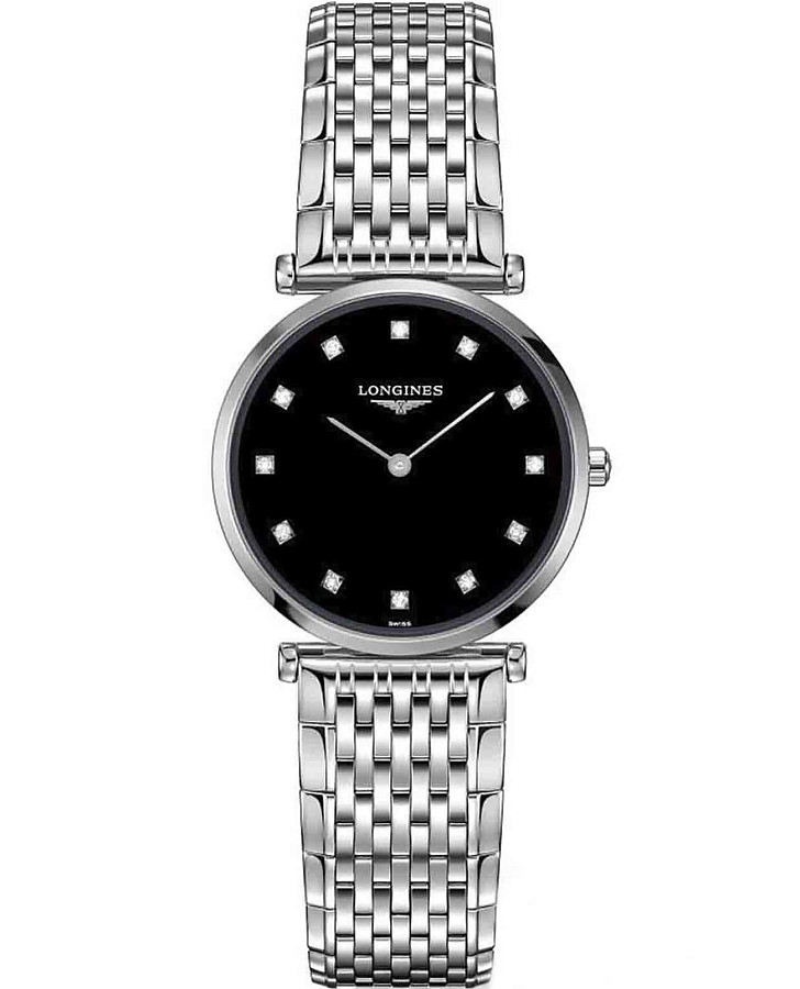 Часы Longines La Grande Classique L4.512.4.58.6 — женские, черный