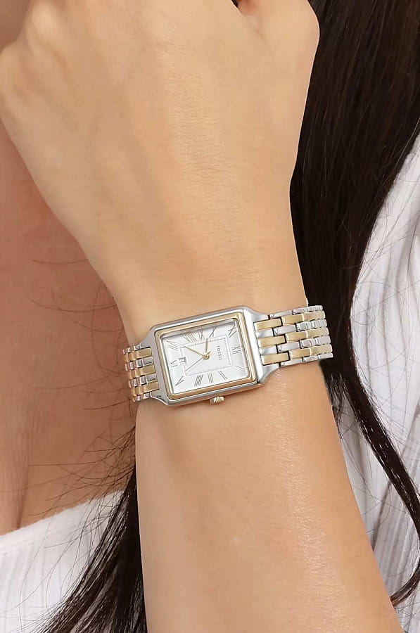 Часы Fossil Raquel ES5368 — кварцевые, металл сталь