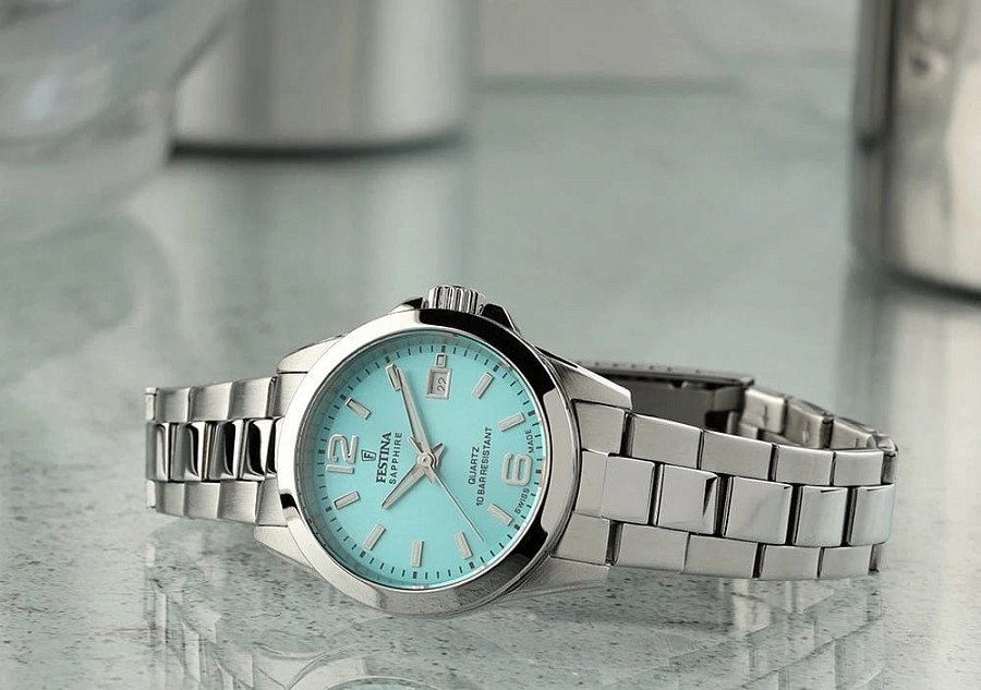 Часы Festina Swiss Made F20049/4 — кварцевые, сталь металл