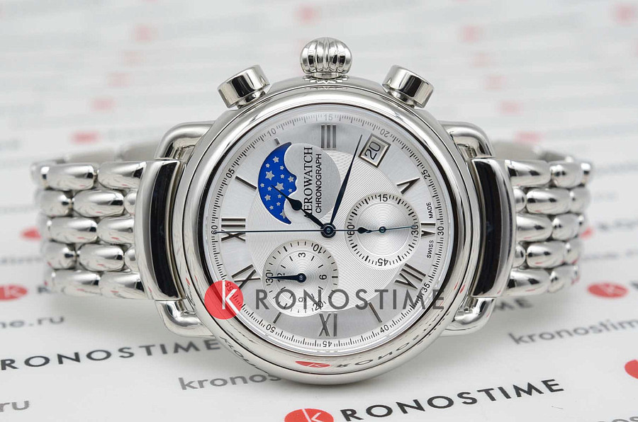 Часы Aerowatch 1942 78100 AA03 M — кварцевые, металл сталь