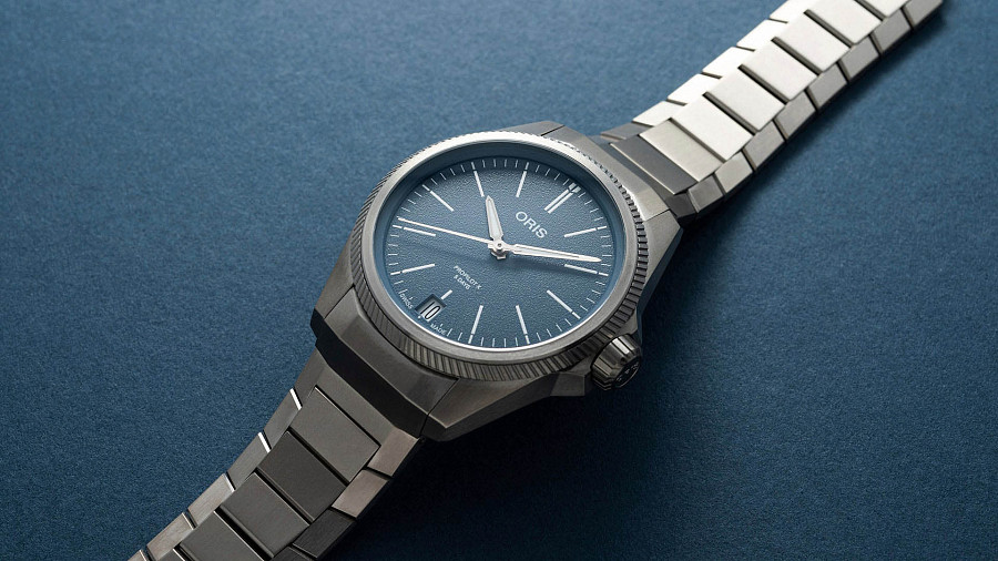 Часы Oris Propilot X Calibre 400 01 400 7778 7155-07 7 20 01TLC — титан, Швейцария