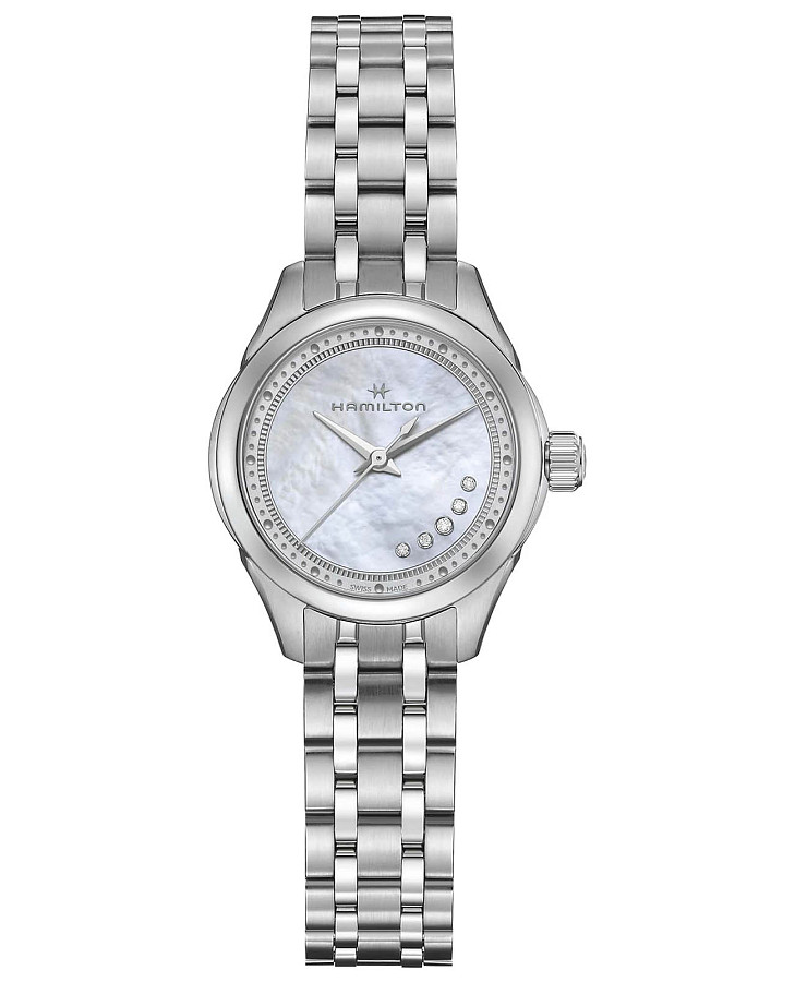 Часы Hamilton Jazzmaster Lady Quartz H32111190 — женские, перламутровый