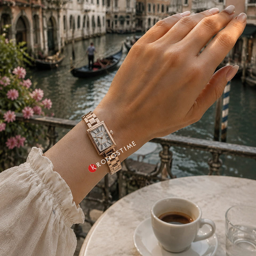 Часы Anne Klein Metals 5114SVRG — нержавеющая сталь с pvd-покрытием, женские
