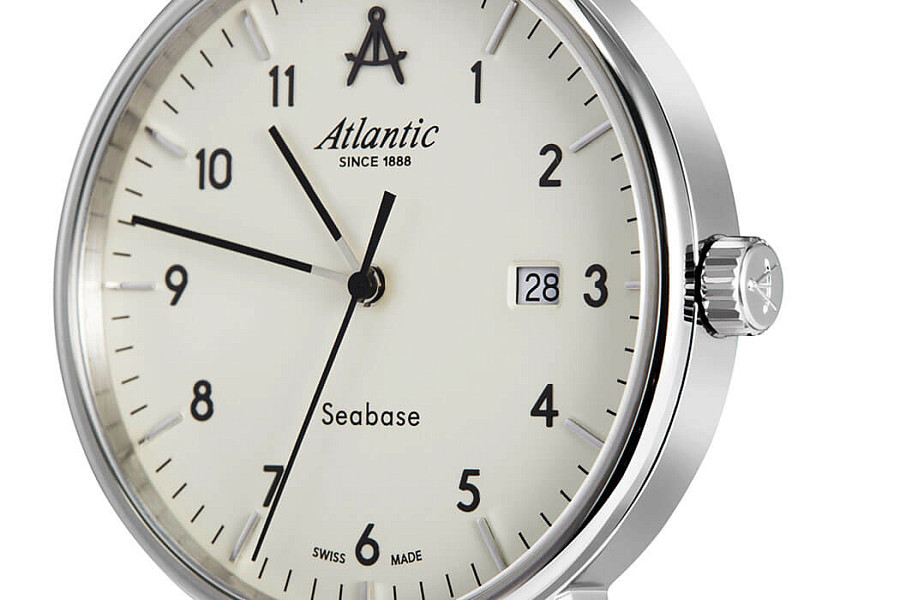 Часы Atlantic Seabase 60352.41.95 — металл сталь, Швейцария
