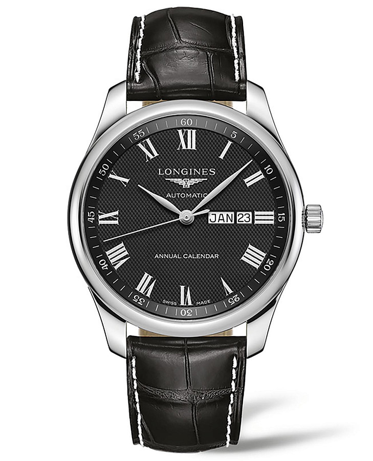 Часы Longines Master Collection L2.920.4.51.7 — мужские, черный