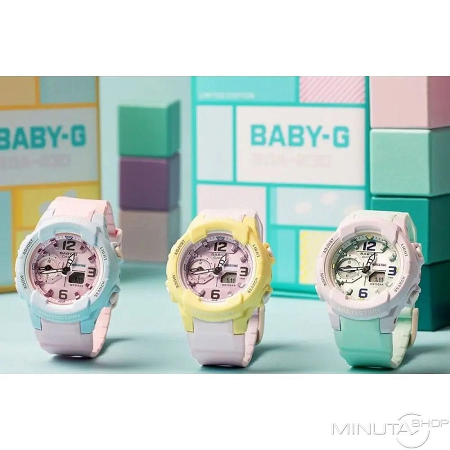Часы Casio Baby-G BGA-230PC-9B — кварцевые, пластик