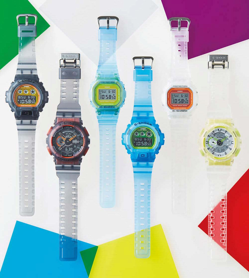 Часы Casio G-Shock DW-6900LS-1 — оранжевый, пластик