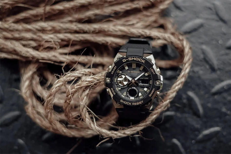 Часы Casio G-Shock GST-B400GB-1A9DR (GST-B400GB-1A9) — мужские, пластик