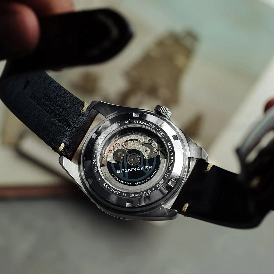 Часы Spinnaker Fleuss SP-5055-0C — сталь металл, Англия