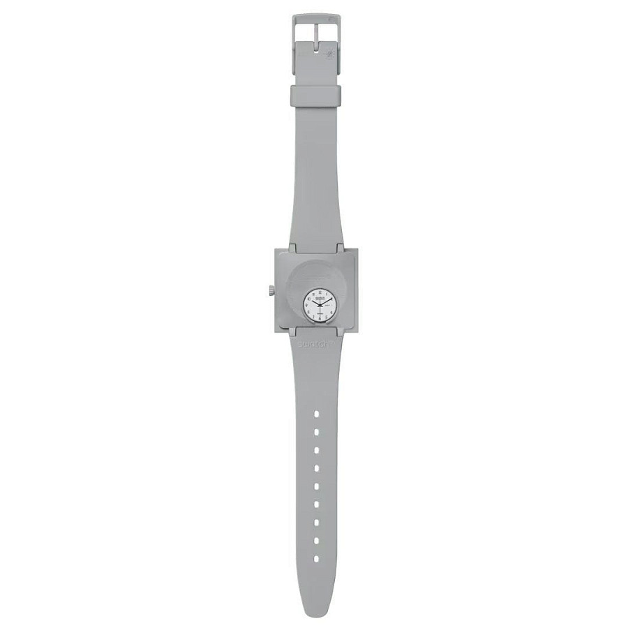 Часы Swatch Square Bioceramic Standard SO34M700 — биоматериал, женские
