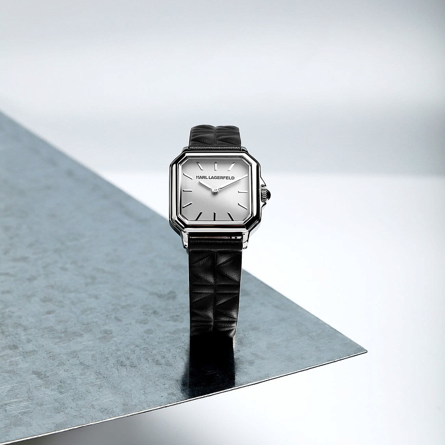 Часы Karl Lagerfeld Square Classics R0551102501 — сталь металл, кожаный