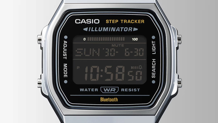 Часы Casio Vintage ABL-100WE-1B — пластик, Япония