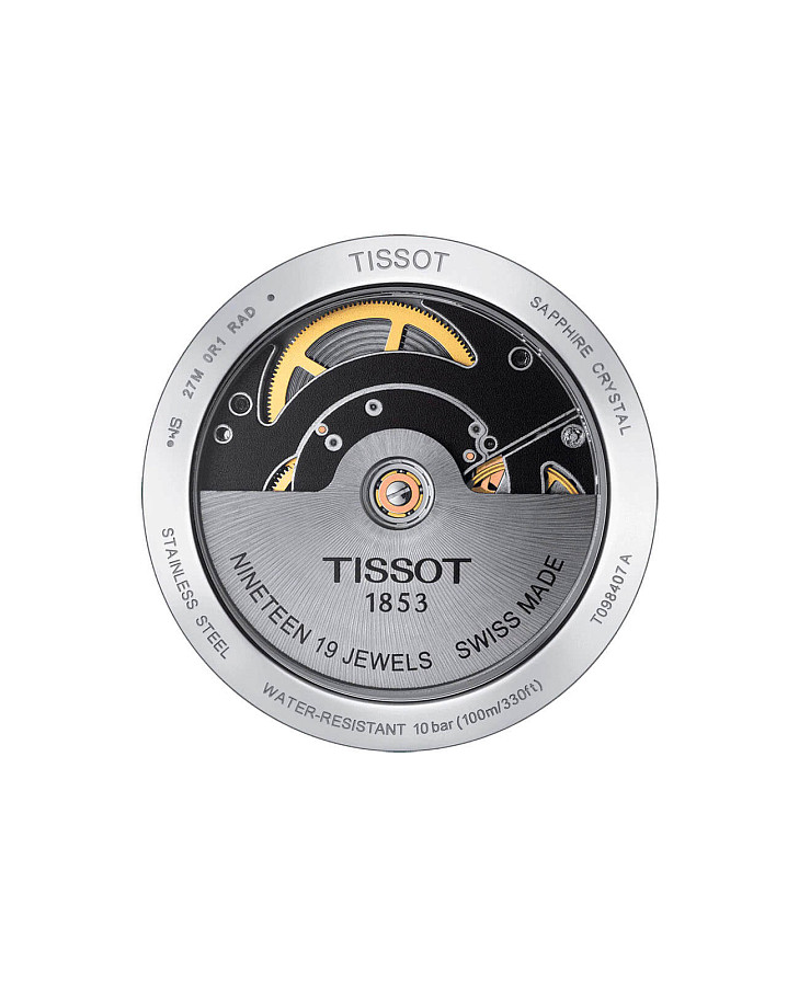 Часы Tissot Gentleman Swissmatic T098.407.26.052.00 — мужские, кожаный