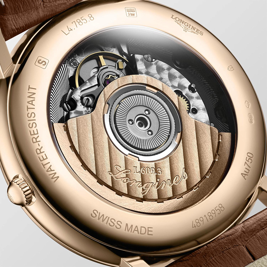 Часы Longines Heritage L4.785.8.73.2 — металл золото, Швейцария