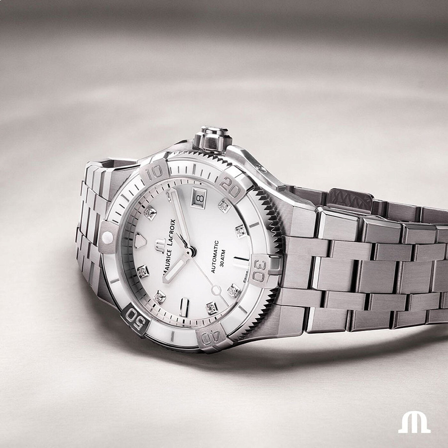 Часы Maurice Lacroix Aikon Automatic Venturer AI6057-SSL72-150-1 — механические, металл сталь