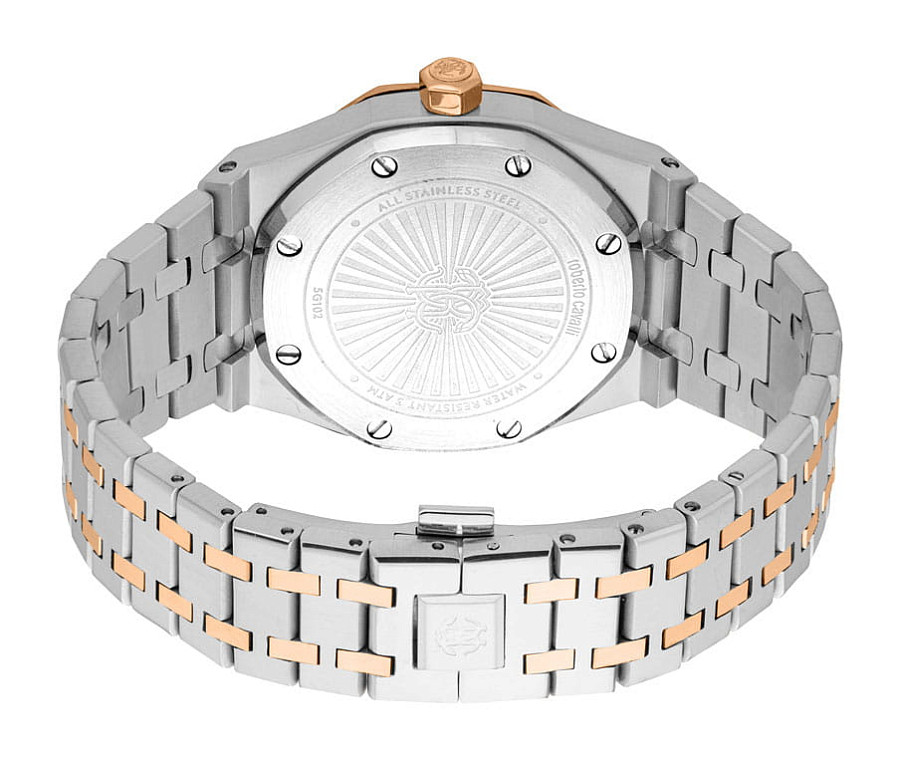 Часы Roberto Cavalli Uomo Ottagono RC5G102M0085 — кварцевые, металл сталь