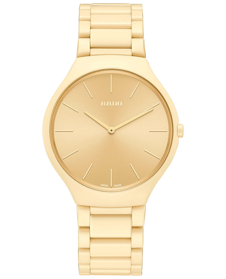 Часы Rado True Thinline Le Corbusier R27090602 — женские, золотой