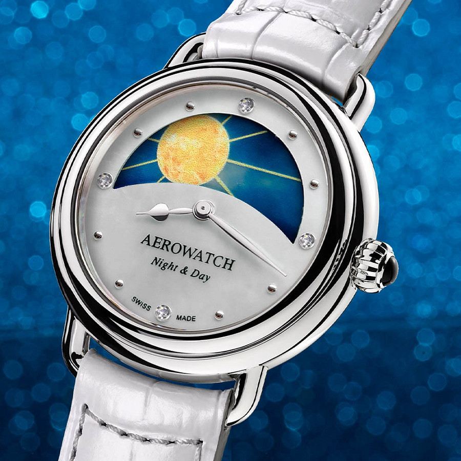 Часы Aerowatch 1942 44960 AA11 — кварцевые, металл сталь