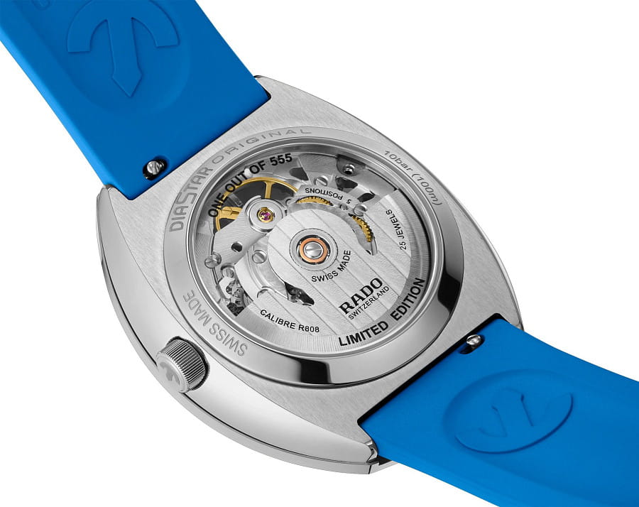 Часы Rado DiaStar Original Skeleton R12169209 — каучук, мужские